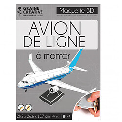 Graines Creatives Puzzle Maquette - Avion De Ligne