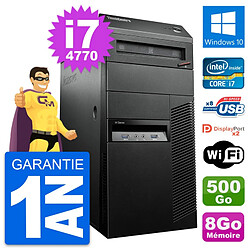 PC Tour Lenovo M93p Intel Core i7-4770 RAM 8Go Disque 500Go Windows 10 Wifi - Occasion