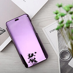 Wewoo Coque Housse en cuir pour miroir Xiaomi Redmi 6 avec support Violet