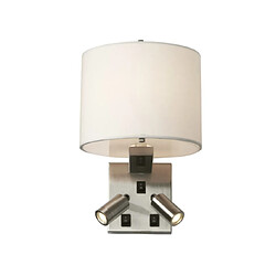 Elstead Lighting Applique murale Belmont Acier Nickel brossé