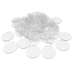 100pcs jetons de poker pièces de casino approvisionnement jeux de famille accs clear