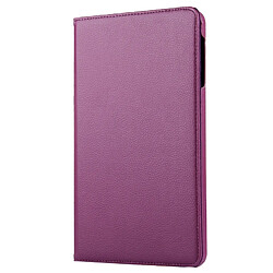 Wewoo Housse Étui Violet pour Samsung Galaxy Tab Une 10.1 / T580 Litchi Texture horizontale Flip 360 degrés rotation en cuir avec support