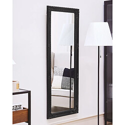 Beliani Miroir FOUGERES 130 cm Noir