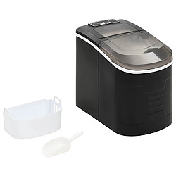 vidaXL Appareil à glaçons Noir 2,4 L 15 kg / 24 h