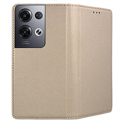 Avis Htdmobiles Housse pour Oppo Reno 8 Pro 5G - etui coque pochette portefeuille + film ecran - OR MAGNET