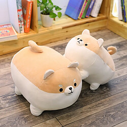 Universal Nouveau 40cm mignon shiba chien fourrure peluche peluche animal mollusque koki chai oreiller cadeau de noël kawaii cadeau de la saint valentin | peluche animal en peluche (marron)