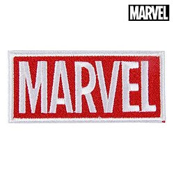 Patch Marvel Blanc Rouge Polyester