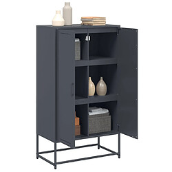 Acheter vidaXL Buffet haut anthracite 68,5x38,5x123,5 cm acier