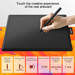 Wewoo Tablette graphique CTL-472 professionnelle pour dessin USB 2540LPI Windows / Mac OSavec stylet sensible à la pression pas cher