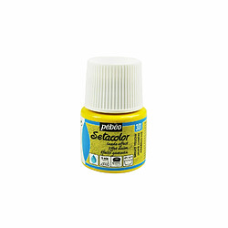 Pebeo Peinture textile Setacolor opaque effet daim - Jaune lumière - 45 ml