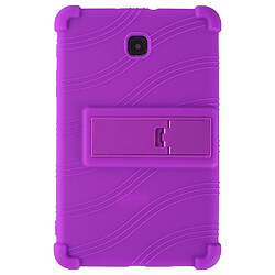 Coque en silicone Souple avec béquille violet pour votre Samsung Galaxy Tab A 8.0 (2018) SM-T387