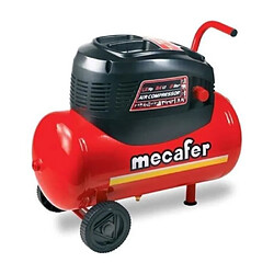 Compresseur d'air MECAFER 1,5 cv 24 L Rouge