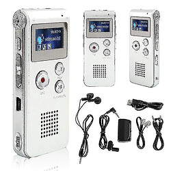 Acheter Universal Enregistreur numérique rechargeable 8 Go dictaphone mp3