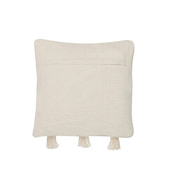 Acheter Beliani Coussin THONDI Coton 45 x 45 cm À rayure Beige