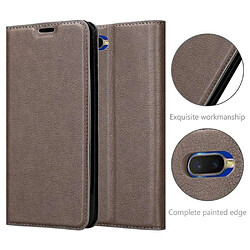 Cadorabo Coque Oppo R17 NEO Etui en Brun pas cher