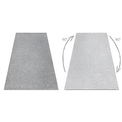 RUGSX Tapis SOFTY plaine couleur unie gris 200x290 cm