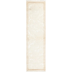 Vidal Tapis de couloir en laine 300x81 beige Darya