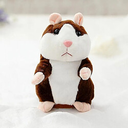 Universal Hamster parlant - Speak Sound répéter en peluche électrique18cm brun foncé