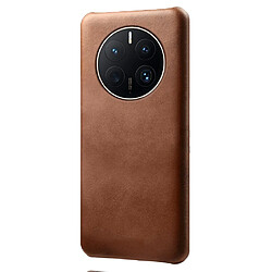 Coque en TPU + PU texture des mollets, ultra fine pour votre Huawei Mate 50 Pro 4G - marron