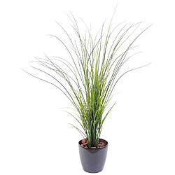 Pegane Plante artificielle haute gamme Spécial extérieur / Herbe artificielle - Dim : 120 x 80 cm