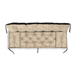 Avis Ensemble de coussin de jardin pour balançoire AIO beige 100x60x50cm + 2 coussins 42 x 42 cm