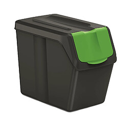 Avis Ensemble de poubelles de tri Keden SORTI BOX 5x20L - noir recyclage