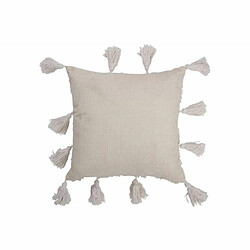 Paris Prix Coussin Carré Déco Floches 45x45cm Blanc