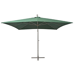 Avis Maison Chic Parasol Jardin | Parasol 300 x 300 cm Poteau en Aluminium Vert - GKD63713