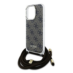 Guess Maroquinerie Guess Coque iPhone 16 Pro Marron