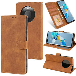 Etui en PU + TPU Style classique marron pour votre Huawei Mate 40 Pro