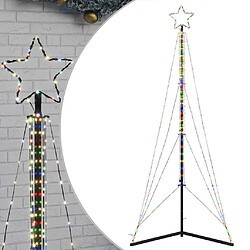 vidaXL Guirlande de sapin de Noël 483 LED colorées 240 cm