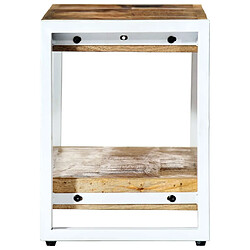 Avis Maison Chic Meuble TV scandinave - Banc TV pour salon 150 x 30 x 40 cm Bois massif de manguier -MN81587