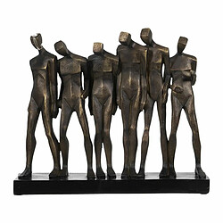 BigBuy Home Sculpture Cuivre Personnes 40 x 10,5 x 34 cm