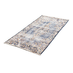 Vidal Tapis de laine 114x54 Bleu Vintage Royal