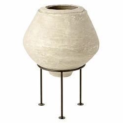 Paris Prix Cache-Pot Déco sur Pied Chad 55cm Blanc