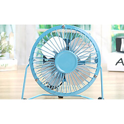 Universal Ventilateur mini USB Ventilateur portable Refroidissement métallique 3 lames Ventilateur de bureau Silence Ventilateur de bureau pour ordinateurs portables GM