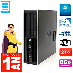 PC HP Compaq Pro 6200 SFF Intel G840 RAM 8Go 2To Graveur DVD Wifi W7 - Occasion