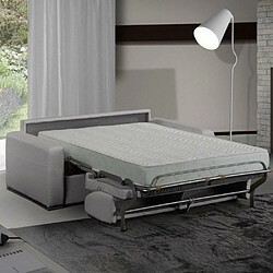 Inside 75 Canapé convertible express MASTER 140cm matelas 18cm neo gris clair pas cher