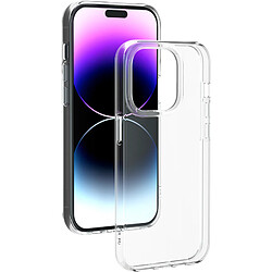 Coque Apple iPhone 14 Pro Silisoft souple Transparente - Origine France Garantie Bigben