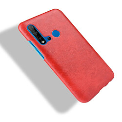 Acheter Wewoo Coque PC + PU antichoc Litchi Texture pour Huawei P20 lite 2019 / Nova 5i rouge