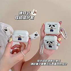 GUPBOO Airpods Coque Housse Étui Protecteur Compatible pour AirPods1/2-Ins dessin animé mignon chien