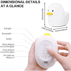 Universal Mignon canard enfant lumineux, courant LED veilleuse avec capteur tactile silicone lampe de chevet rechargeable pour chambre enfant chambre garçon G