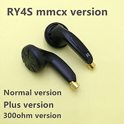 GUPBOO Écouteurs intra-auriculaires RY4S avec interface mmcx, Hi-Fi, 15 mm, 3,5 mm, 300 ohm