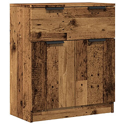 vidaXL Buffet vieux bois 60x30x70 cm bois d'ingénierie