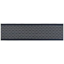 Beliani Tapis bleu marine 80 x 300 cm CHARVAD