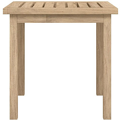 Avis vidaXL Table d'appoint 45x45x45 cm Bois massif de teck