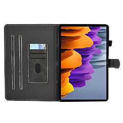 Etui en PU noir pour votre Samsung Galaxy Tab S7 T870/Galaxy Tab S8 X700/X706