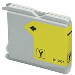 Cartouche d'encre compatible Brother LC980Y / LC985 / LC1100Y Jaune