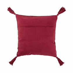 Paris Prix Coussin Déco à Motifs Cherry 45x45cm Bordeaux