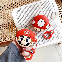 GUPBOO Airpods Coque Housse Étui Protecteur Compatible pour AirPods Pro-mignon dessin animé mario